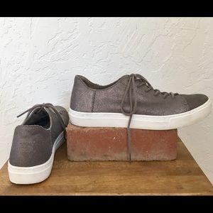 Toms Metallic Lennox Court Shoe